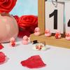 6/12Pcs Wedding Ducks Figurines Bride Groom Ornaments For Valentine Gift Decor