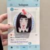 MagSafe-Compatible Cinnamoroll Bear Puppy Stand with Strong Magnetic Adsorption and Retractable Airbag Design