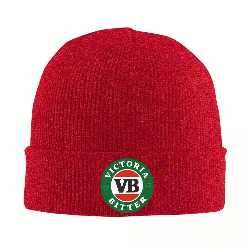 New Victoria Bitter Beer Hats Autumn Winter Skullies Beanies Fashion Cap Unisex Women Knitted Hat