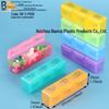7-Day Round Petal Pill Box: Compact 7-Grid Medicine Organizer for Travel