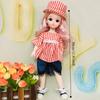 Long Hair 30cm Bjd Doll with Clothes Attractive Eyes Princess Makeup Ball Joint Doll  Babies