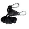 Adjustable Black and Red Tent Windproof Rope with Pulley Buckle