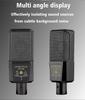 LGT240 Condenser Microphone with F998 & V8S Sound Cards for Live Streaming & Recording