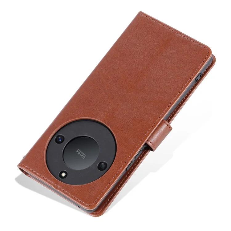 PU Leather Wallet Phone Case for Honor X50 Shockproof Stand Phone Protective Cover