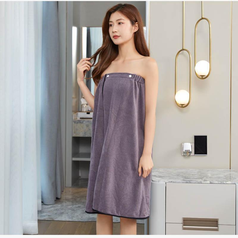 

WTEMPO ванна рушник трубка топ загорнуті груди побутової супер абсорбція потовщення не проливаючи м яка спідниця для ванни для жінок S