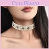 Geometrisches Choker-Halsband Mit Stachelkanten Für Modebewusste Frauen