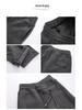 Baisiwang Women's Winter High Waist Drawstring Wide Leg Slimming Pants