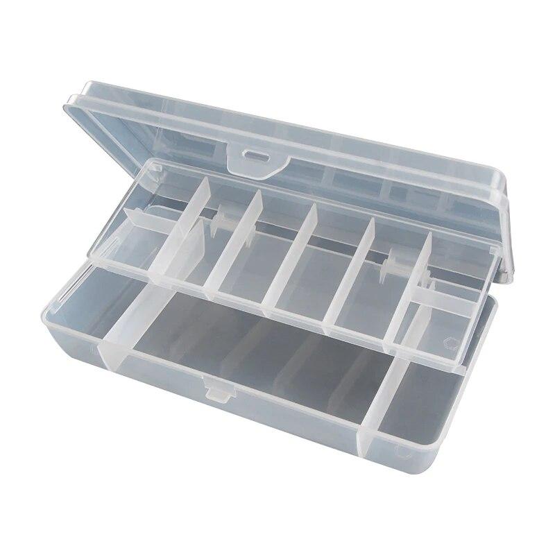 TAIYU Portable Fishing Tackle Box 11 Compartments Double-deck Storage Case Carp Fishing Accessories Lure Hook Soft Bait Tool Box