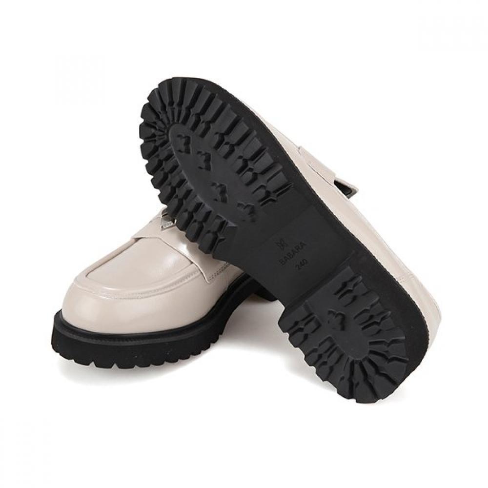 BARBARA Leather 3cm Women S loaferS Bbi537iv