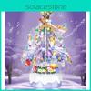 Christmas Tree Music Box Assembly Building Blocks Model Ornament For Gift Kid