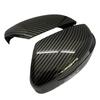 Door Mirror Cover For Nissan Qashqai J11 X-Trail T32 Rogue Sport 2014- Carbon Fiber Glossy Black Car Rearview Accessories