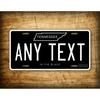 Personalized Tennessee Black Custom Metal Sign Retro Home Wall Decor