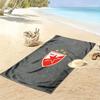 Crvena Zvezda logo Print Beach Towel, Large Soft Quick Dry Towel for Beach Camping Swimming