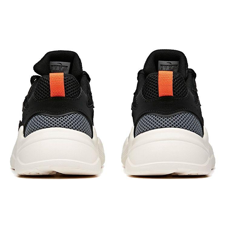 Anta Lifestyle Series Fabric Synthetic Leather Shock Absorption Non-Slip Wear-Resistant Low-Top Sports Casual Shoes Men Sneakers 112028887-2