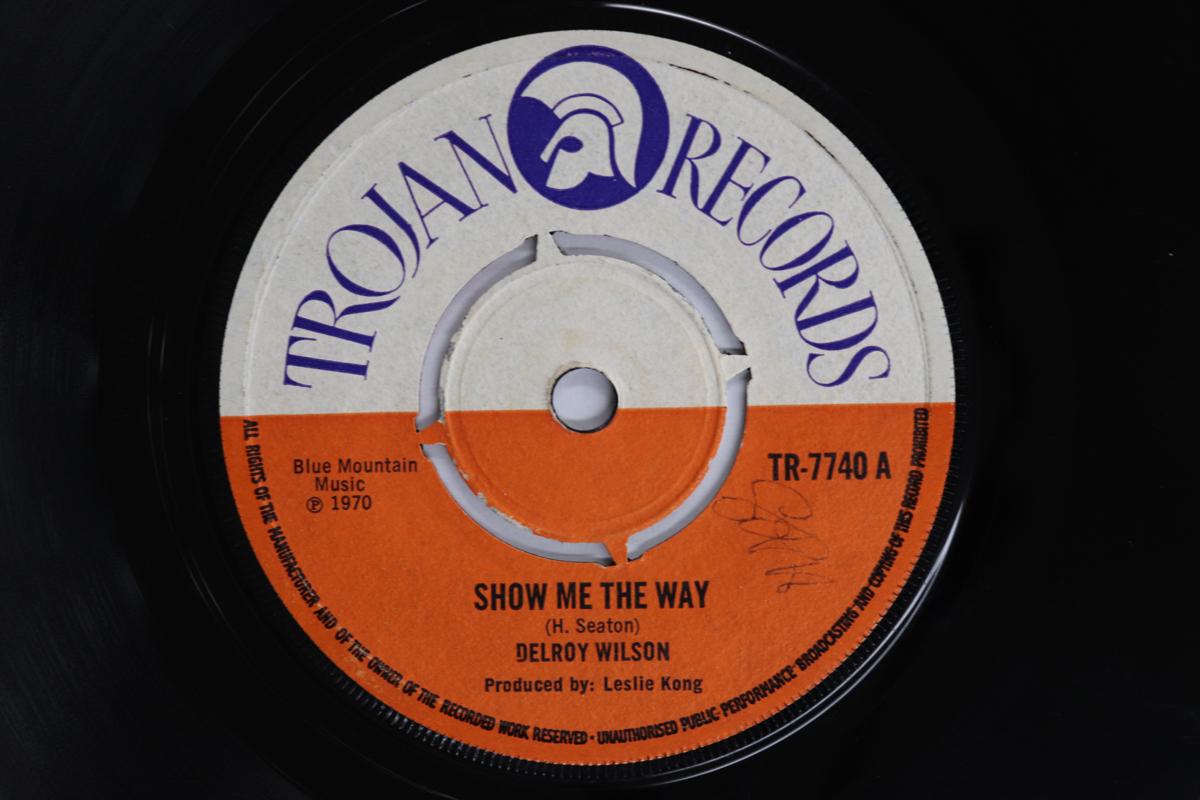 

7inch Record DELROY WILSON BEVERLEYS ALL STAR Show Me The Way The Monster TR7740 Trojan Records 1970 UK Reggae Ska Dub Used