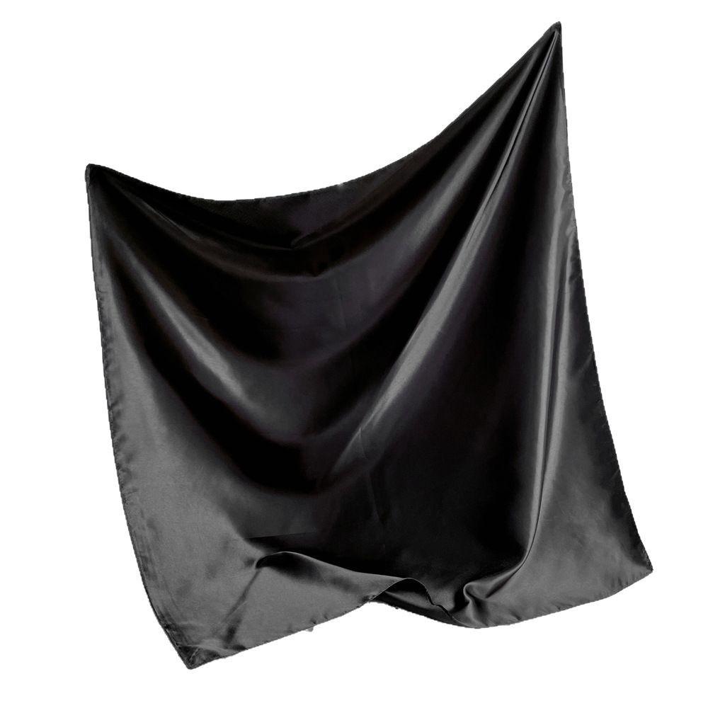 Classic Solid Colour Silk Scarf Women's Trendy Peplum Shawl Simulation Silk Wrap Turban 90cm Square Scarf