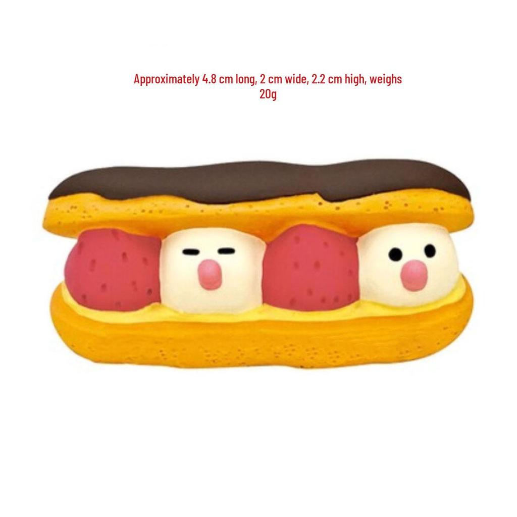 Japanese ZAKKA Cat Strawberry Chocolate Cake Shop Resin Ornament