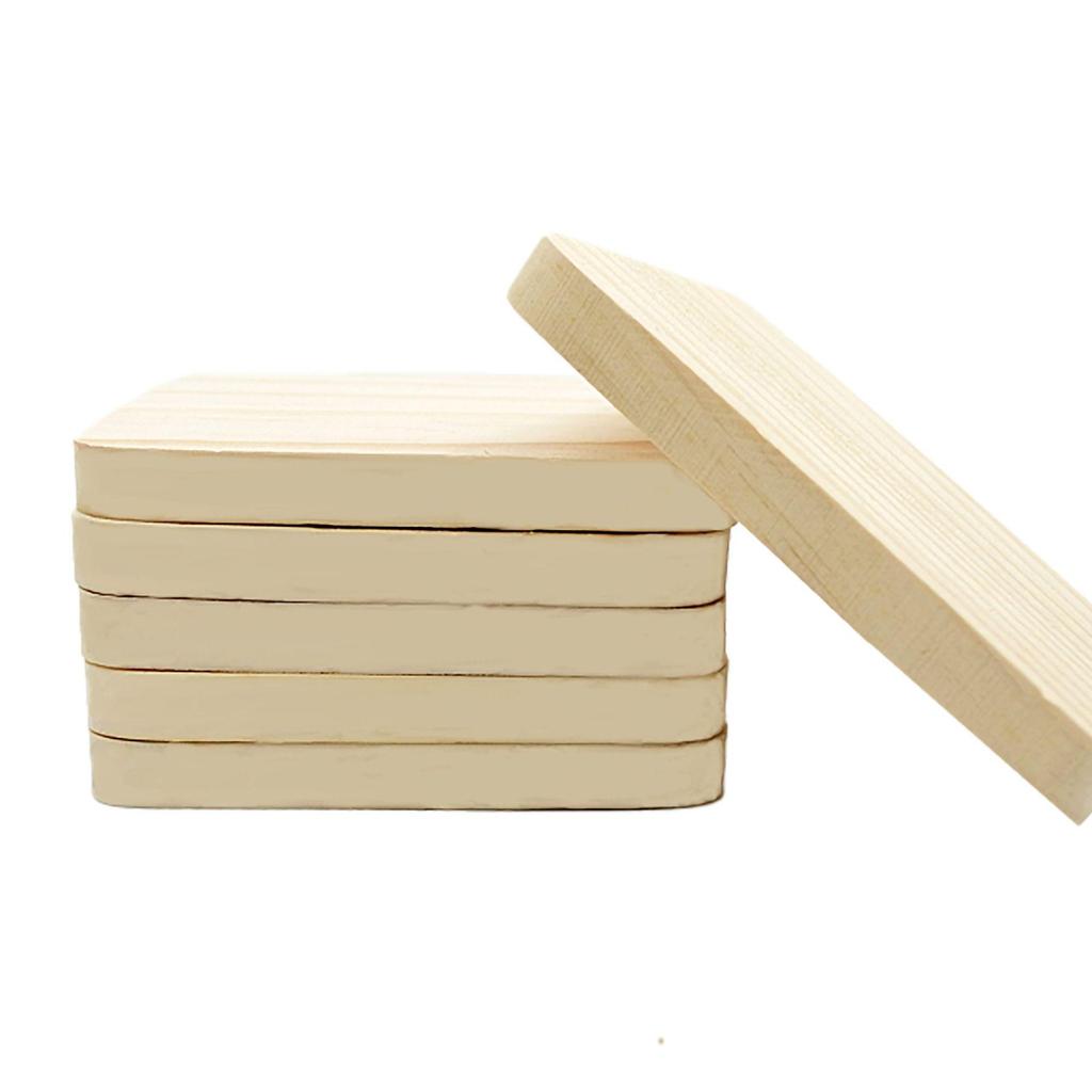 Solid Wood Coaster with Logo Engraving - Square, Round, Heart Shapes for Home Use