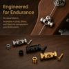 4PCS With Screw Guitar String Retainer Metal Guitar Accessory String Guide  For Electric Guitars