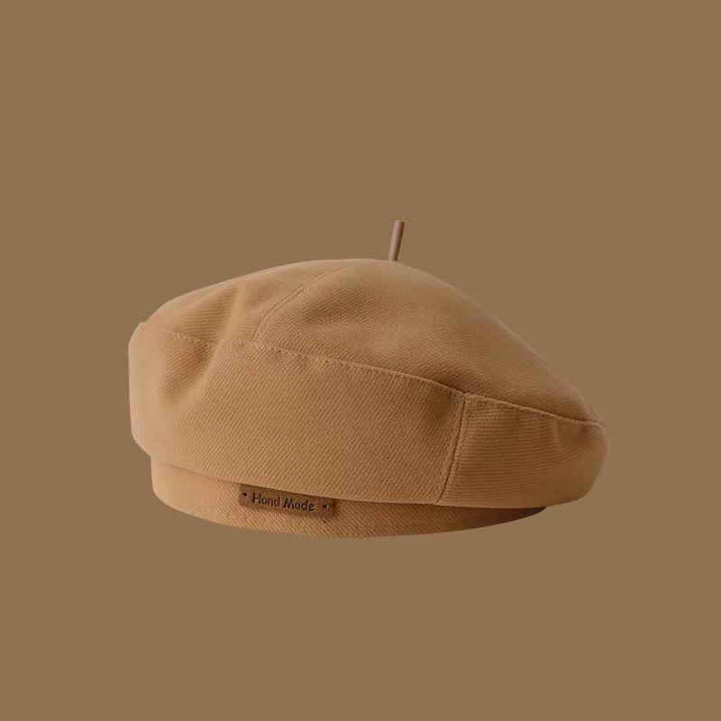 Autumn And Winter New Woolen Fashion British Style Painter Hat Retro Versatile Beret