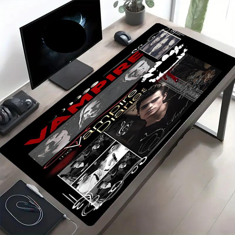 The Vampire Diaries Print Mouse Pad, Anti‑Slip Desktop keyboard Mat, for PC Laptop Gaming Working Daily Use, Cool Festival Surprise Gift