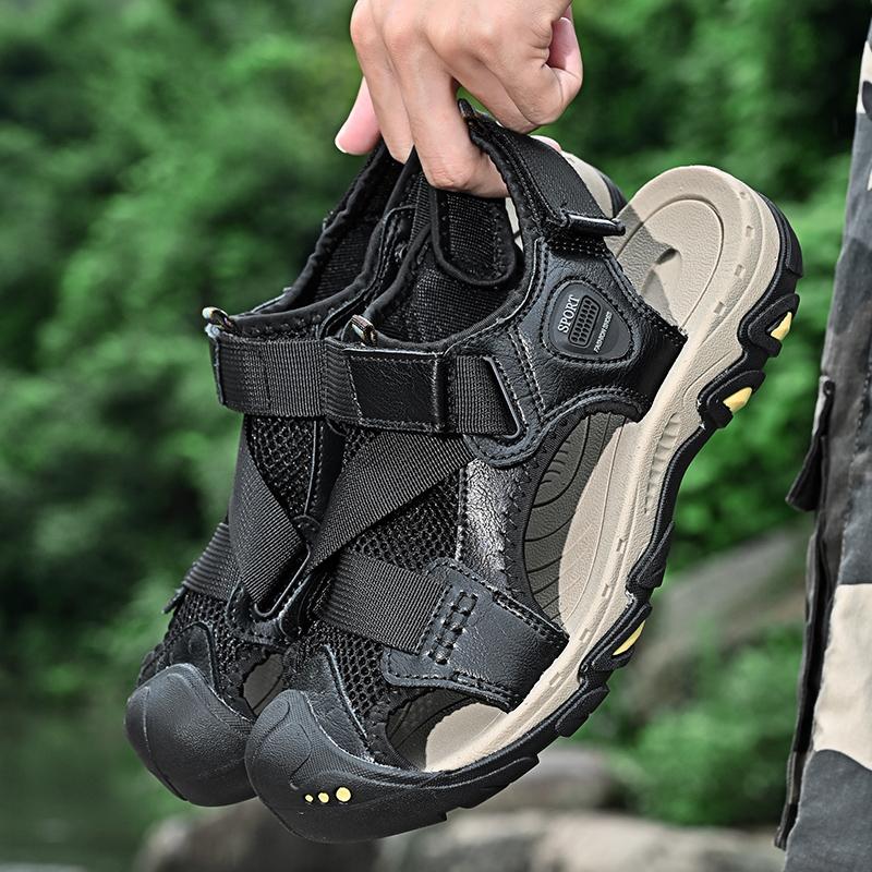 Fashion Summer Outdoor Sandals for Men Breathable Hiking Shoes Water Beach Mens Sandals Camping Climbing Aqua Sneaker