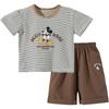 Disney Mickey Striped Summer Boys' T-Shirt & Shorts Set