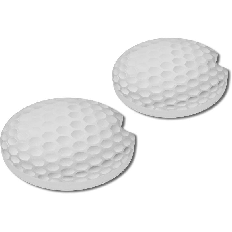 Elektroplate Pickleball Automotive Ceramic Coasters (2.6  Diameter) | Universal Fit for All Cars, Trucks, SUVs, and More | Absorbent Non-Slip Durable Golf