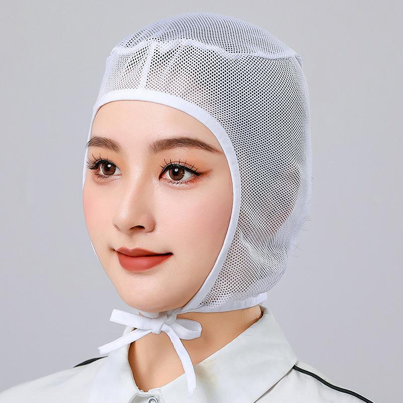 

Gifts Breathable Mesh Work Cap Headband Soft Dustproof Hat General Unisex Mesh Cap For Food Factory Workshops