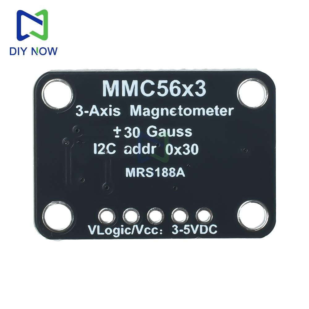 MMC5603 Module High-precision Three-Axis Magnetometer Module Compatible STEMMA QT/Qwiic Interface Automatic Demagnetizatio