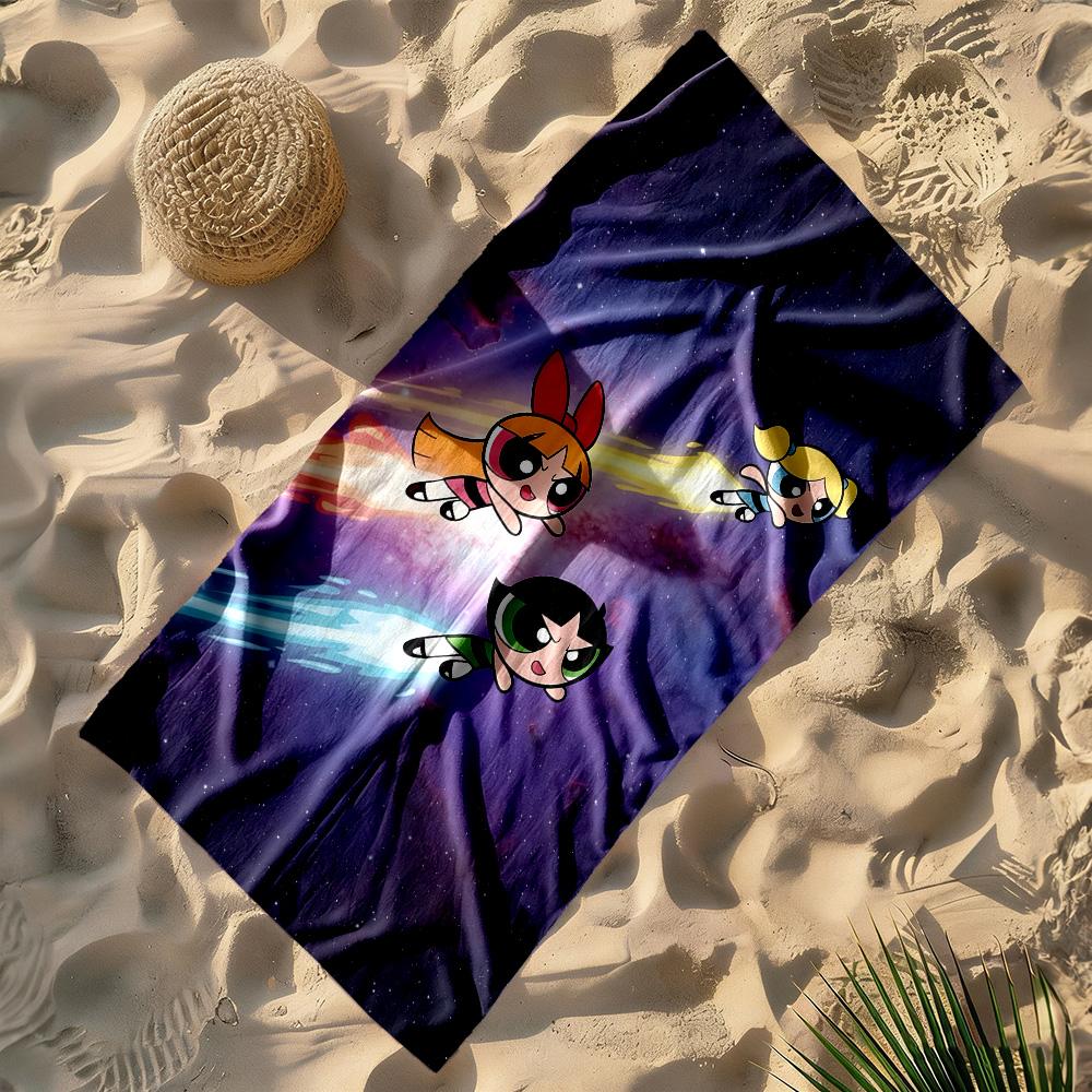 Powerpuff Girls Adventure cozy beach towel Durable swimming & surfing Bath Accessory Spiritual Gift