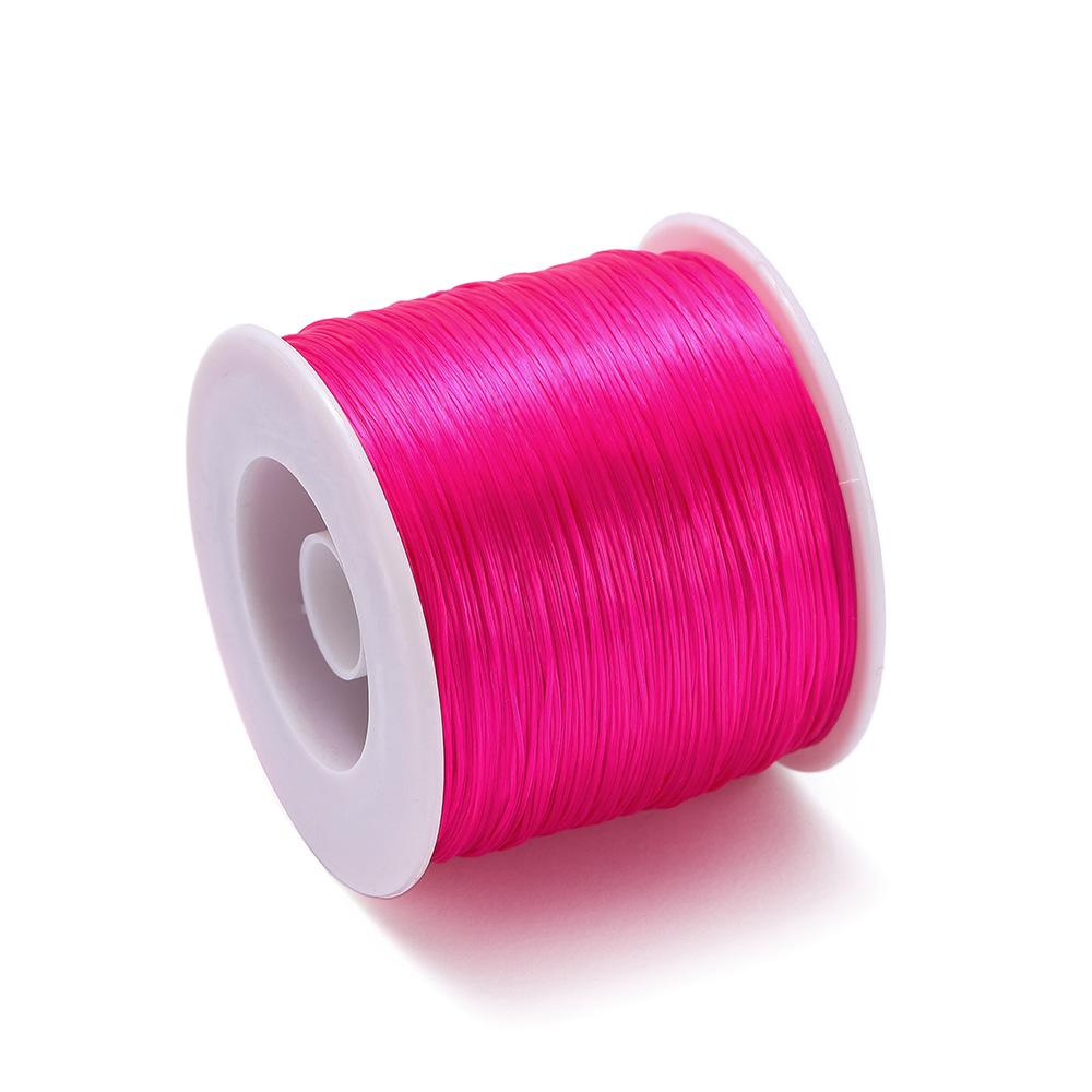 0.8mm Korean Imported Elastic Line, Flat Silk Elastic Line TPU Bead Elastic Line DIY Bracelet Necklace Beads