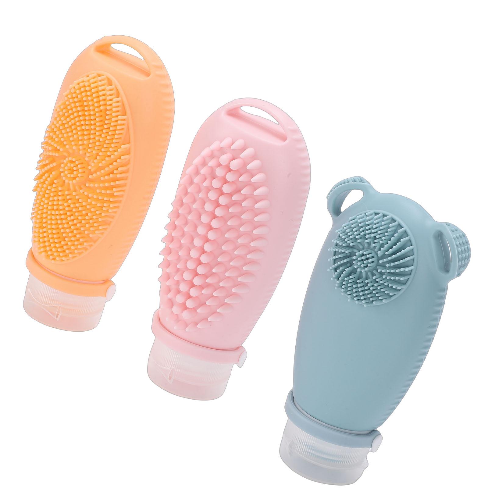 

Travel Bottles for Toiletries Squeezable Silicone Toiletry Bottles for Shampoo Conditioner 100ml