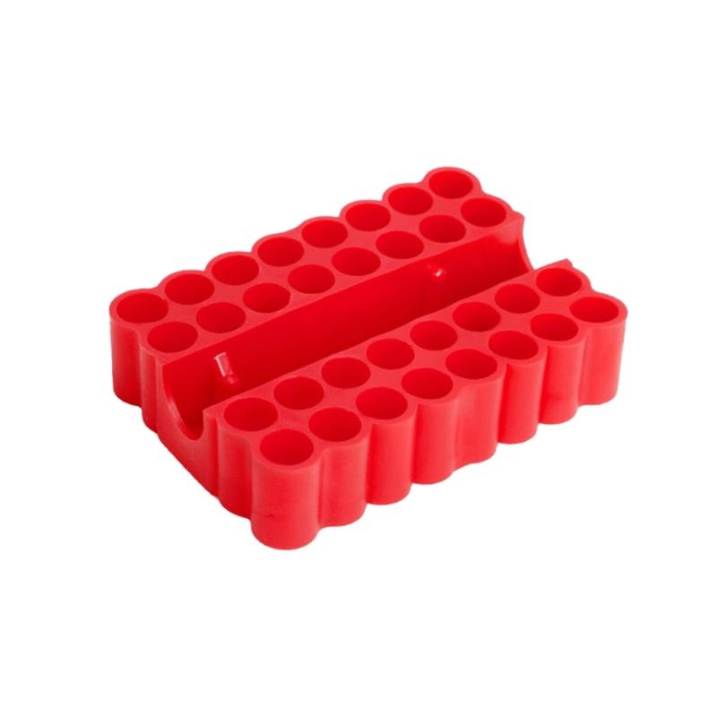 32 Holes Bit Holder for Screwdriver Drill Storage Hex Shank Organizer for 6.35MM Shank Storage Box Accessories