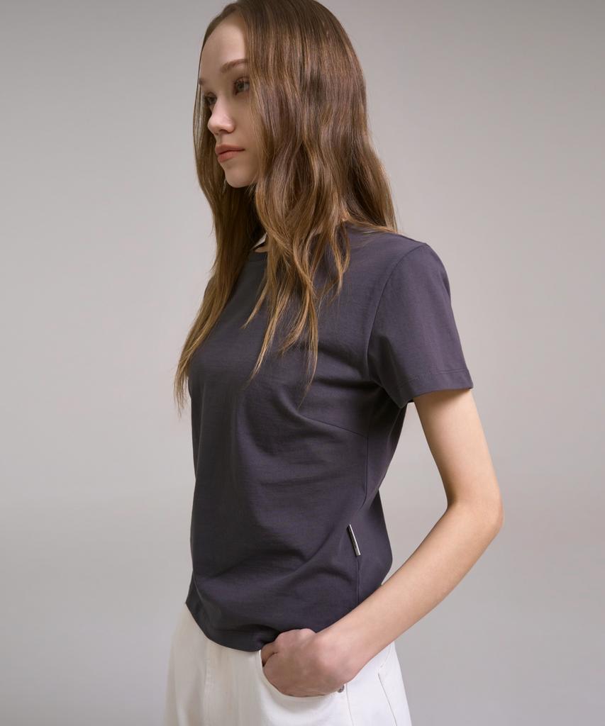 SSIN AND LEE Dart T-Shirt Charcoal
