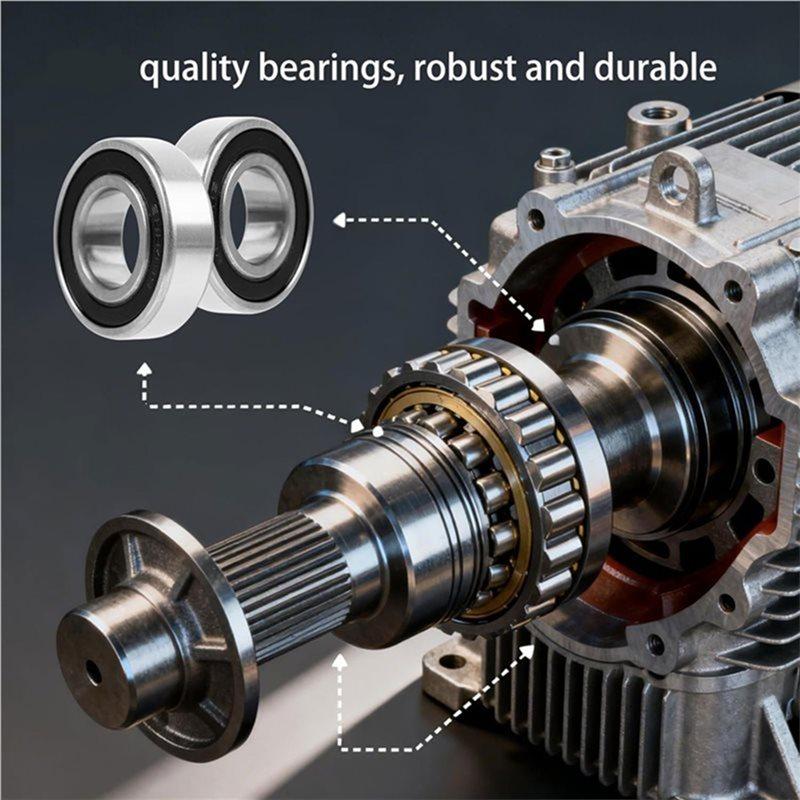 SHGO-Deep Groove Ball Bearing 6004-2RS 20X42x12 Mm, Ball Bearings, Double Protective Set