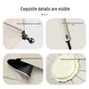 High-End Black Automatic Folding Umbrella with Sunshade and Customized Logo