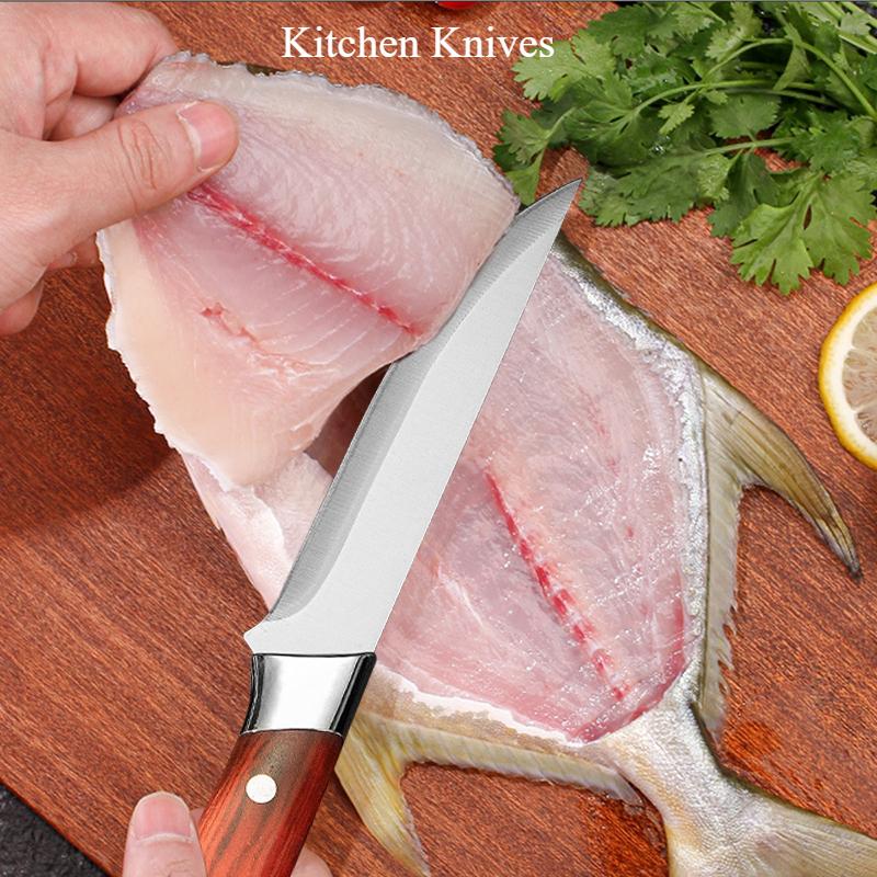 Stainless Steel Boning Knife Special Knife for Killing Pigs Butcher Sheep Skin Peeling Knife Boning Knife Special Butcher Knife