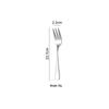 Stainless Steel Salad Dessert Fork - Thickened Design for Western Food, Pasta, Cake, & Fruit