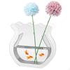 Acrylic Flower Vase Decorative Art Vases Bouquet Holder Contemporary Floral Container Table