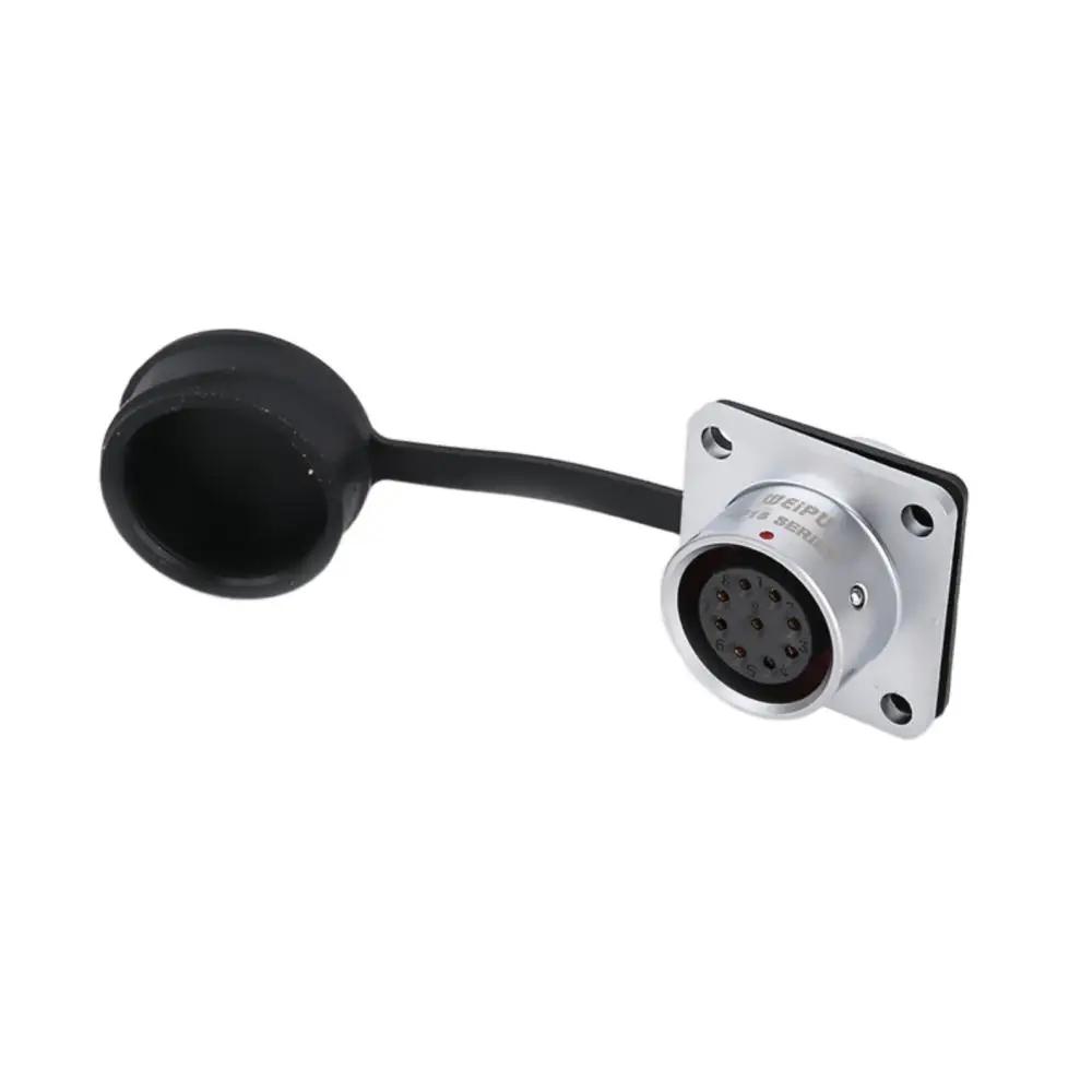 WEIPU SF16 SF1610 SF1613 M16 Waterproof Connector IP67 Power Electrical Adapter Panel Mount PCB Soldering 2 3 4  5 7 9Pin 10Pin