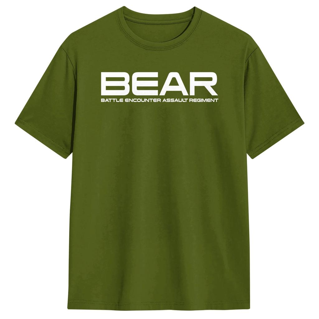Men BEAR Escape From Tarkov T Shirts Cotton Tees Summer Street Style Short Sleeve TShirt ONeck Hippie Casual Tshirt