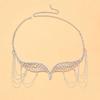 Tassel Bridal Headpiece Crystal Water Drop Pendant Rhinestone Head Chain Hair Jewelry  Everyday