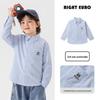 Trendy European Boys' Long Sleeve Casual Shirt - Spring/Autumn Kids' Clothing