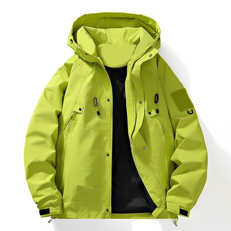 Spring and Autumn Couple's Windproof and Rainproof Jacket, Men's American Workwear, Men's Jacket, Multi Pocket Jacket