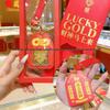 New Year of the Horse 999 Pure Gold God of Wealth Blessings Amulet Keychain - Ride To Wealth Gift Box