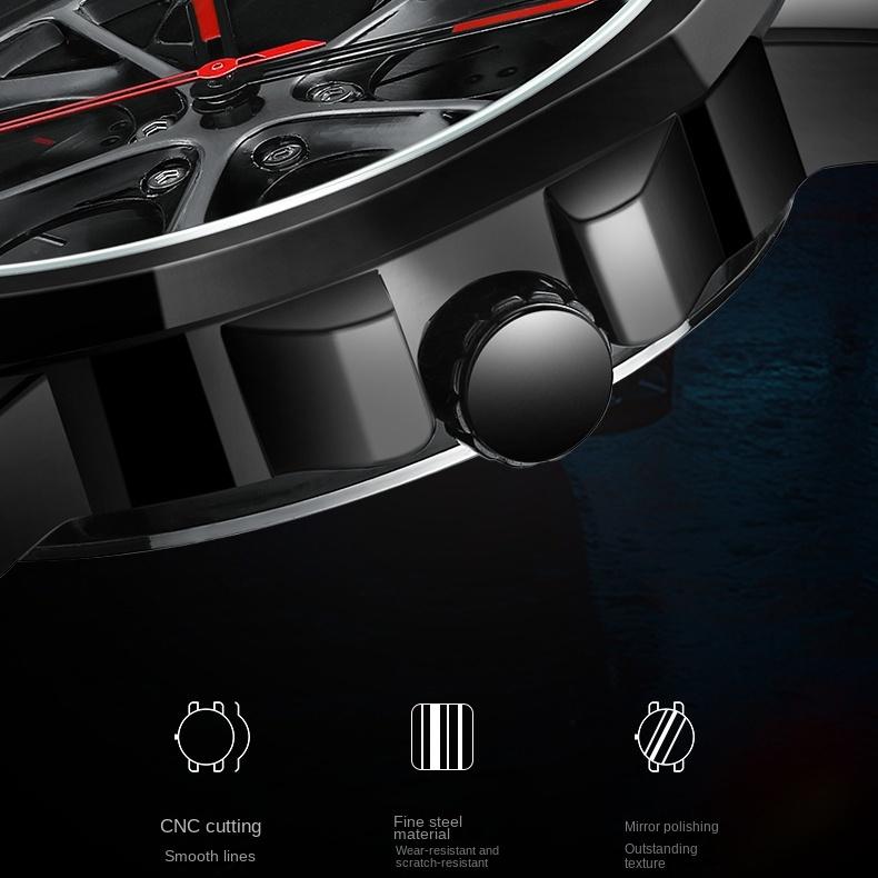 Ceas cu roți SVJ pentru bărbați, etrieri tridimensionali pentru modificarea mașinii forjate