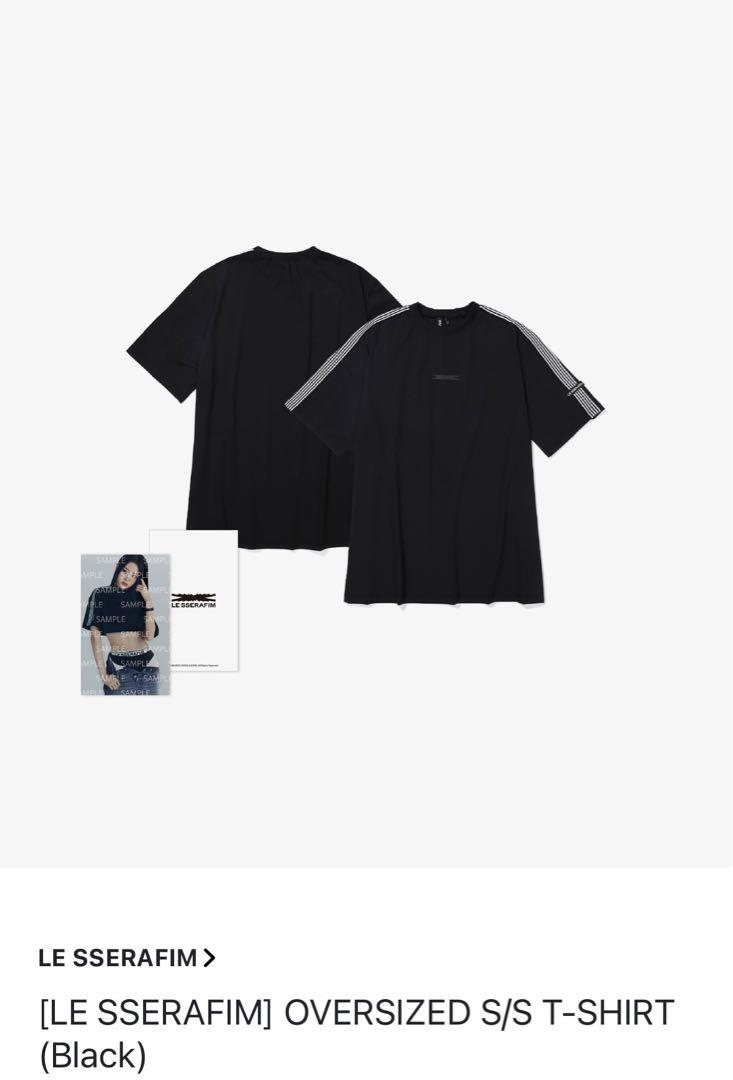

[USED] LE_SSERAFIM Oversized S/S T-SHIRT Black M