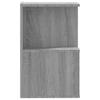 Nightstand Gray Sonoma 35 x 35 x 55 cm Particleboard