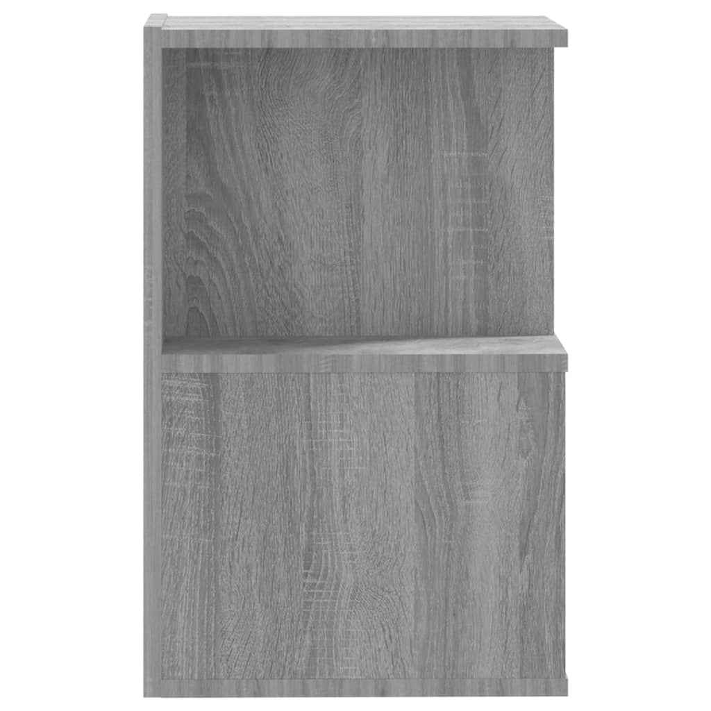 Nightstand Gray Sonoma 35 x 35 x 55 cm Particleboard